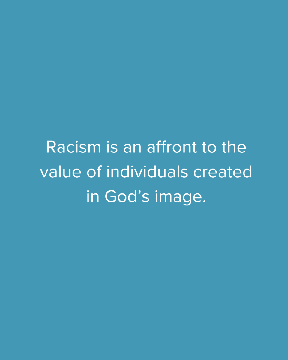 NAEvangelicals's tweet photo. Racism is an affront to the value of individuals created in God’s image and to the divinely designed diversity of redeemed humanity. Any denial of personhood and belonging runs contrary to the peace and unity God intended from the beginning and that Scripture promises will one day be fully realized. 
 
The United States carries a tragic history of racial dehumanization. Moments that revive that legacy — including the recent video portraying the Obamas as apes — grieve the heart of God. As a nation and as people of faith, we must expect better of our leaders, model better with our own words and lives, and pray and work for a society marked by justice, compassion and unity.