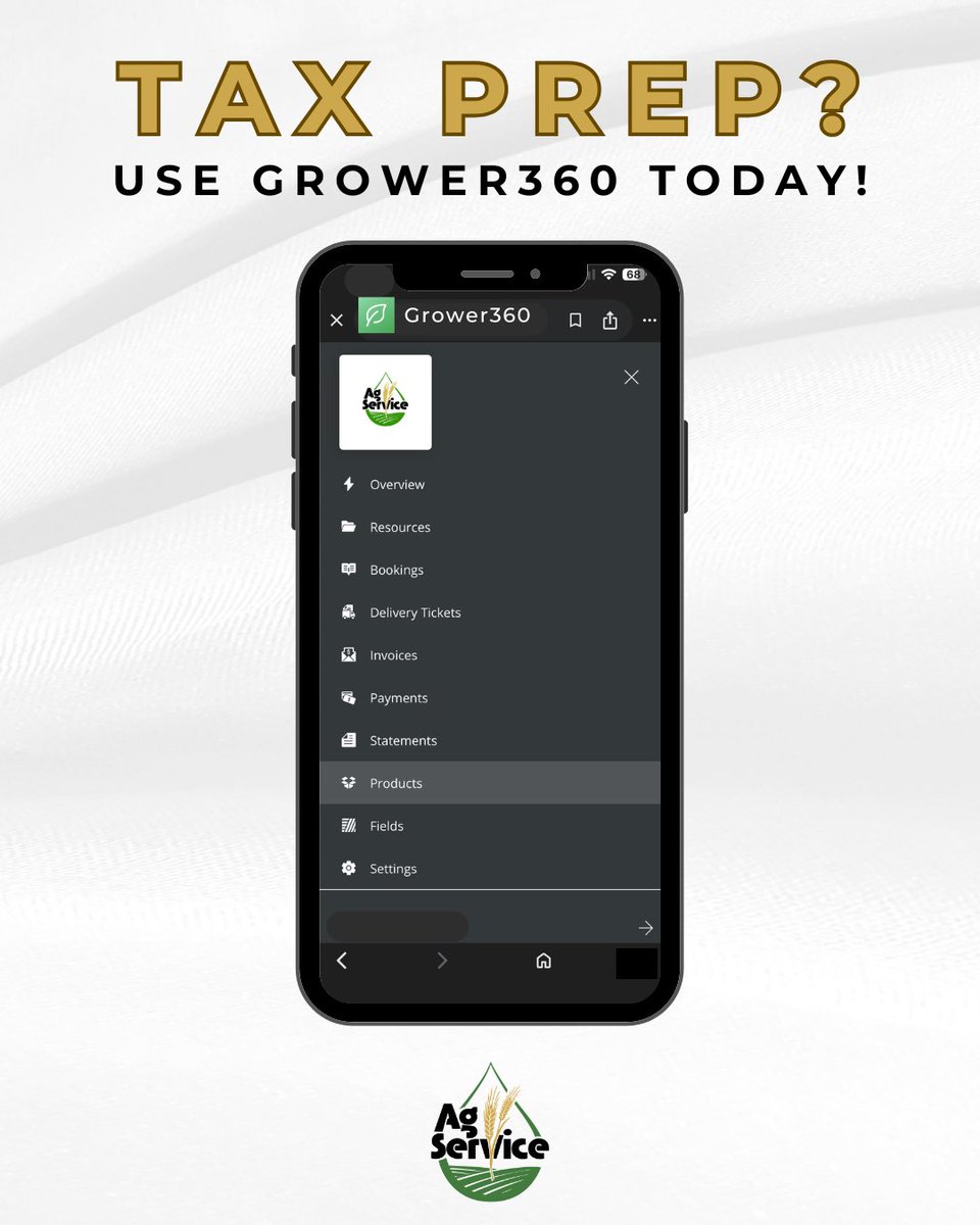 AgServiceInc2's tweet photo. 📄If you are working on tax preparation, you can generate reports on our online portal for specific date ranges. View reports on the invoices and products tab! Hit the “export” button and the report will download directly to your device. https://t.co/NAQKUFc135
