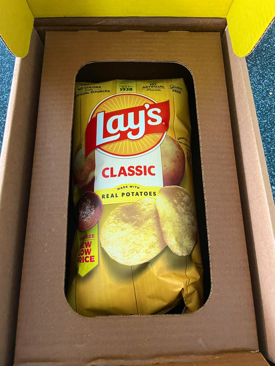 ATXBane's tweet photo. @LAYS Dang! Y’all weren’t kidding!
40 hours to the door. https://t.co/EThJzZbwih