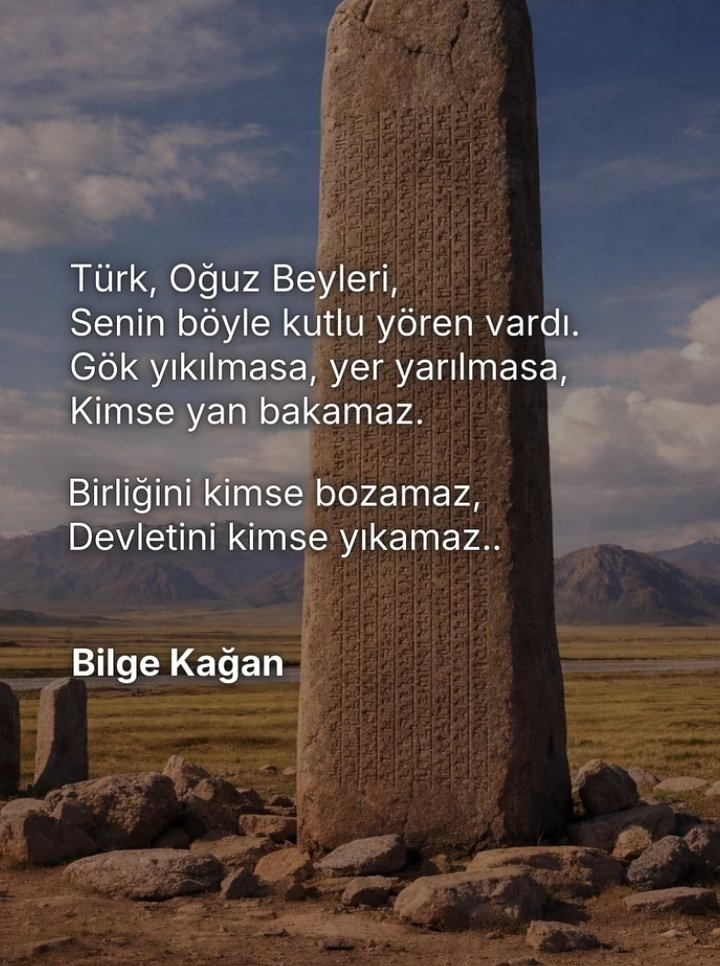 Bilge Kağan seni seviyorum ama Oğuz boyunun göç etmek istemesi stratejik olarak doğru bir karardı shshsj ♥️