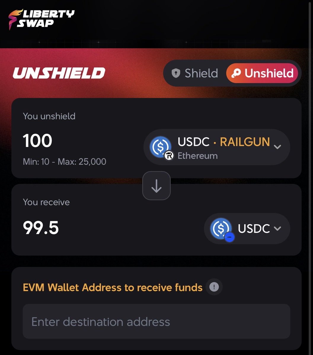 LibertySwapFi's tweet image. No one’s really using Zcash for privacy anymore. Just use Railgun + stablecoins instead.

It’s not rocket science. Sell good products, don’t sell trash.