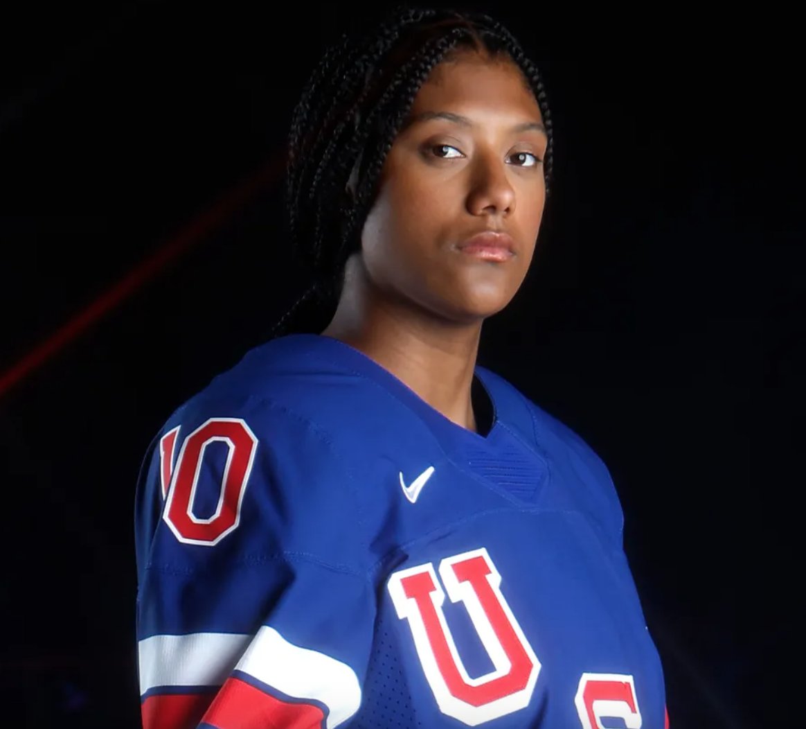 BetRivers's tweet photo. @usahockey LAILA EDWARDS FIRST CAREER OLYMPIC GOAL!

The first black woman to suit up for Team USA makes it 5-0 over Canada https://t.co/ZC5Ojiu4dt