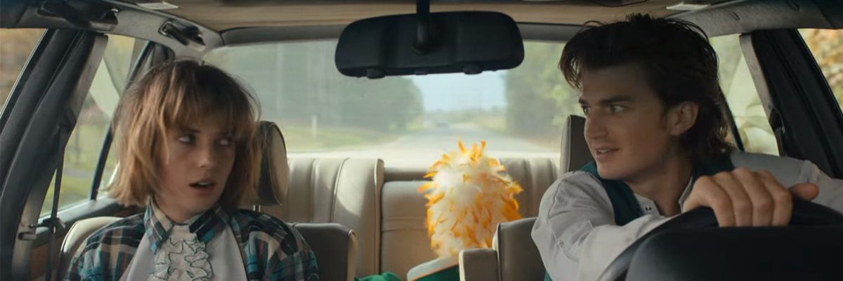steve driving robin to school even though he thought she had a license ...