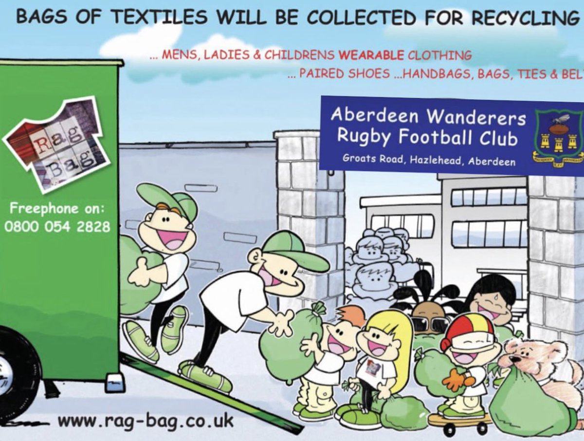 Rag-Bag Collection

The weather might still be wet, that just means it’s the perfect time for a wardrobe clear-out!

We’re collecting clothes for our fundraiser, so have a rummage and fill a bag with any unwanted items.

🗓 Collection: Frid 27th Feb
📍 Must be in by: Thurs 26th