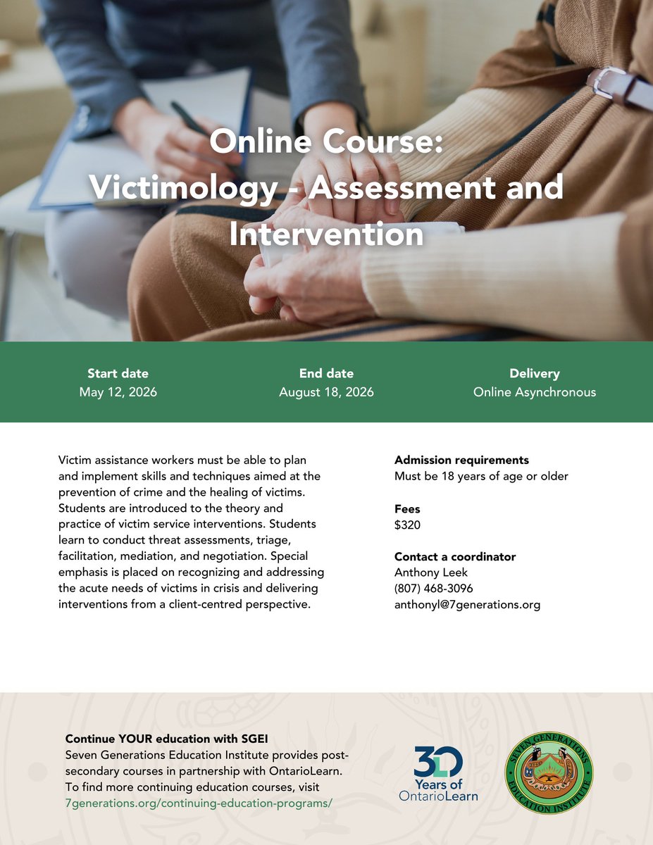 Seven Generations Education Institute tweet media