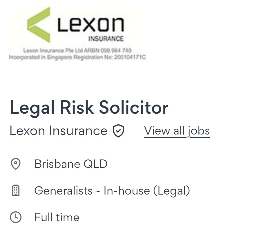 Enjoy being at the cutting edge of legal issues? Like to share latest research with the legal profession? Prefer to be out and about where every day is different? Engaging, proactive, organised, analytical, tell good stories? This role might be for you: 

seek.com.au/job/90082950