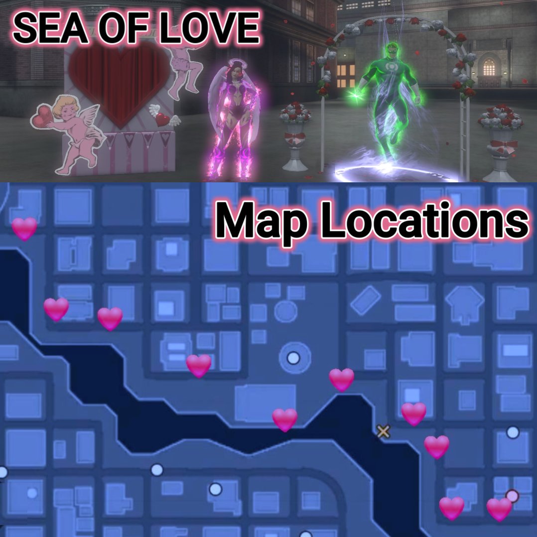 DCUO: Locations for the Sea Of Love Mission