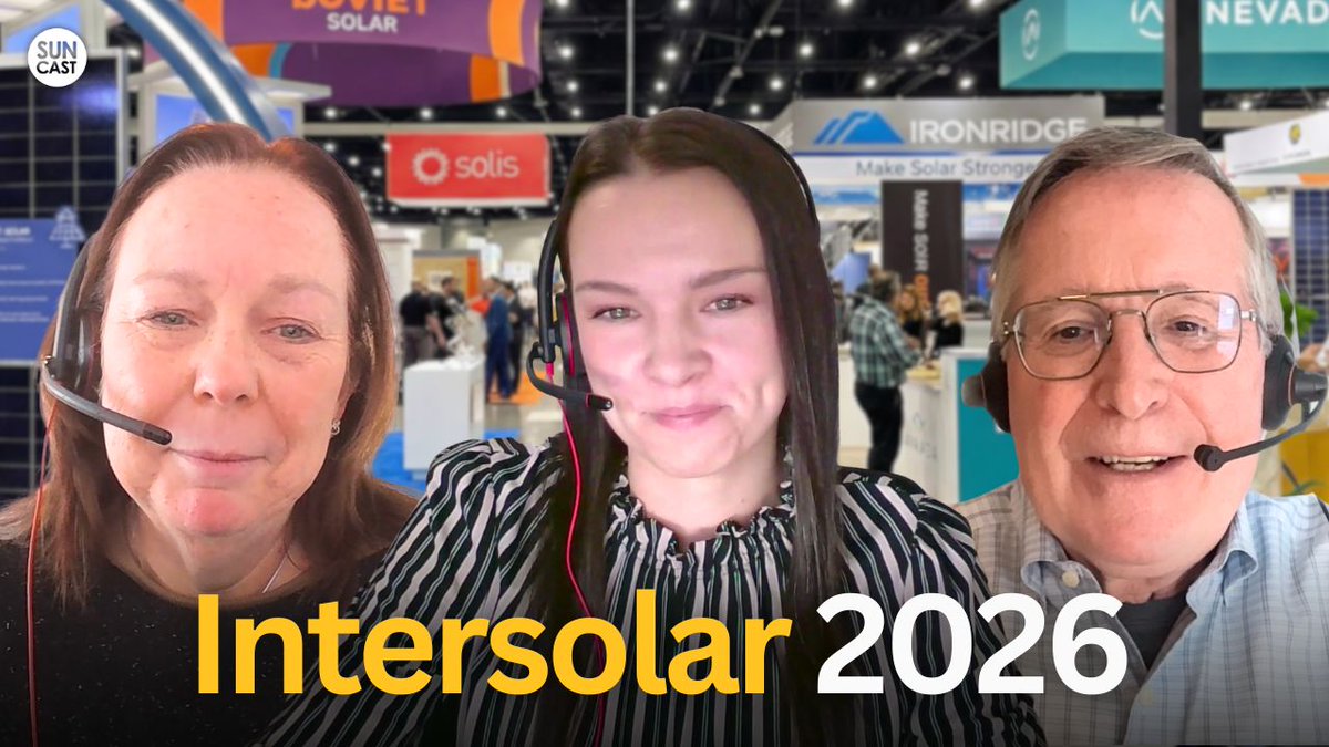 TreviComm's tweet photo. Gene Hunt is heading to Intersolar &amp; Energy Storage North America and has some unique insights to share. 
If you’re going to San Diego next week, this is a smart listen before you land 🎙️https://t.co/HpwL1WvoFh https://t.co/HOtQzLMyNE