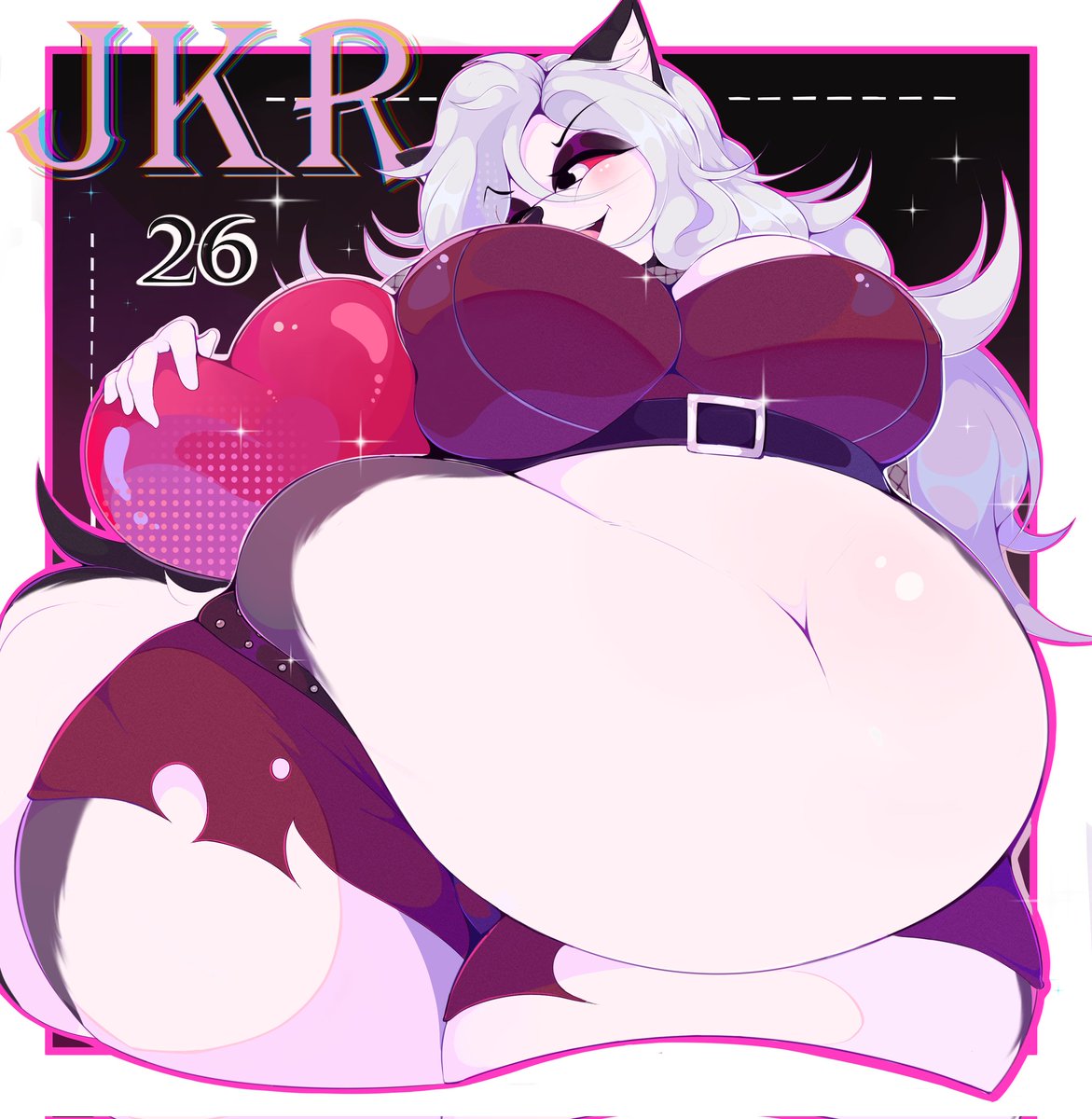 A belated b-day gift for my bf 🎁! 

Suddenly I have to remember that Saturday 2 weeks ago of us in a hotel watching the Queen Bee episode and him falling asleep while watching  XDDDD 

#HelluvaBoss #HelluvaBossFanart #Loona #furry #furryart #art #fanart