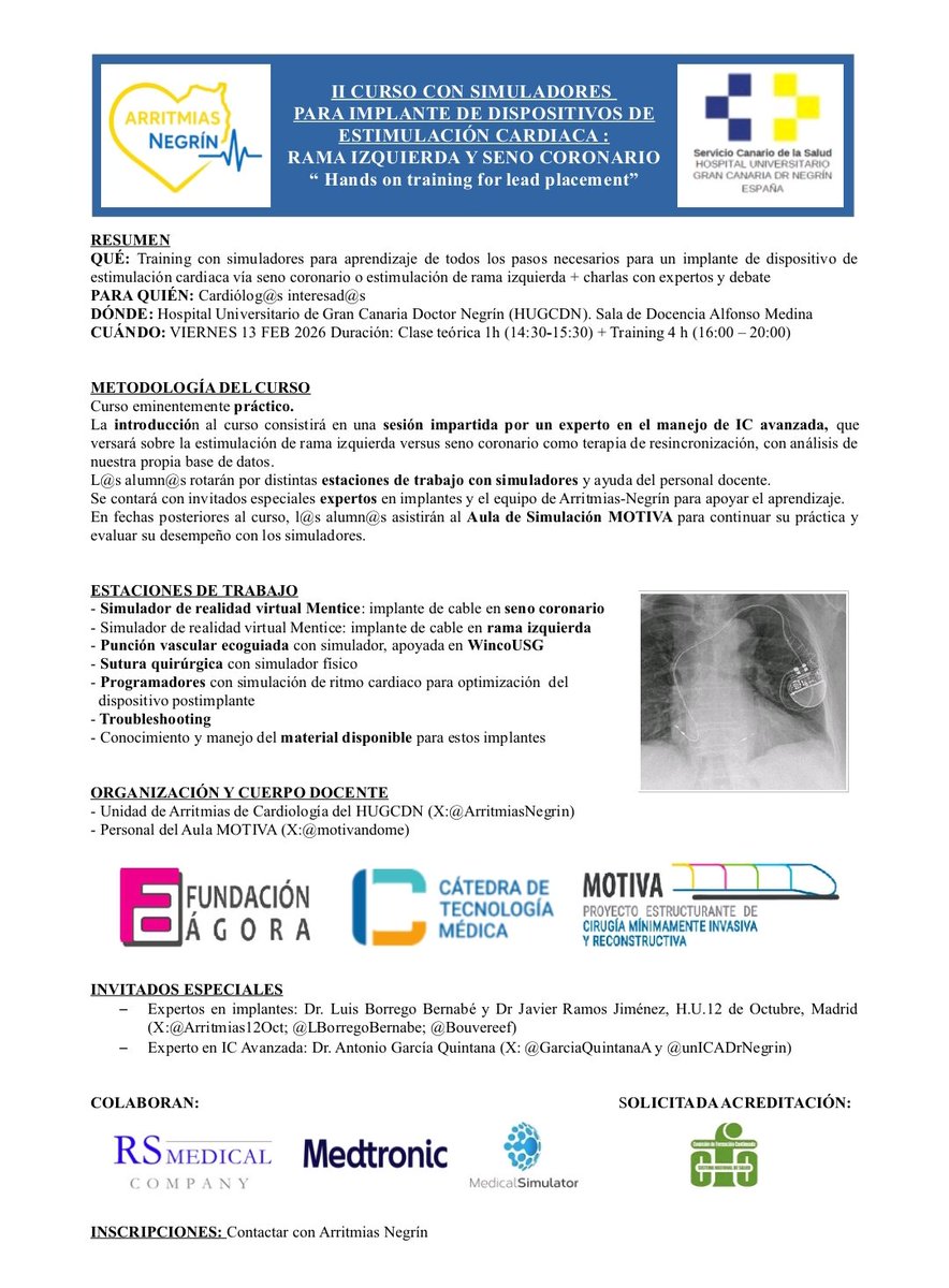 Arritmias Hospital Dr. Negrín ⚡ tweet media