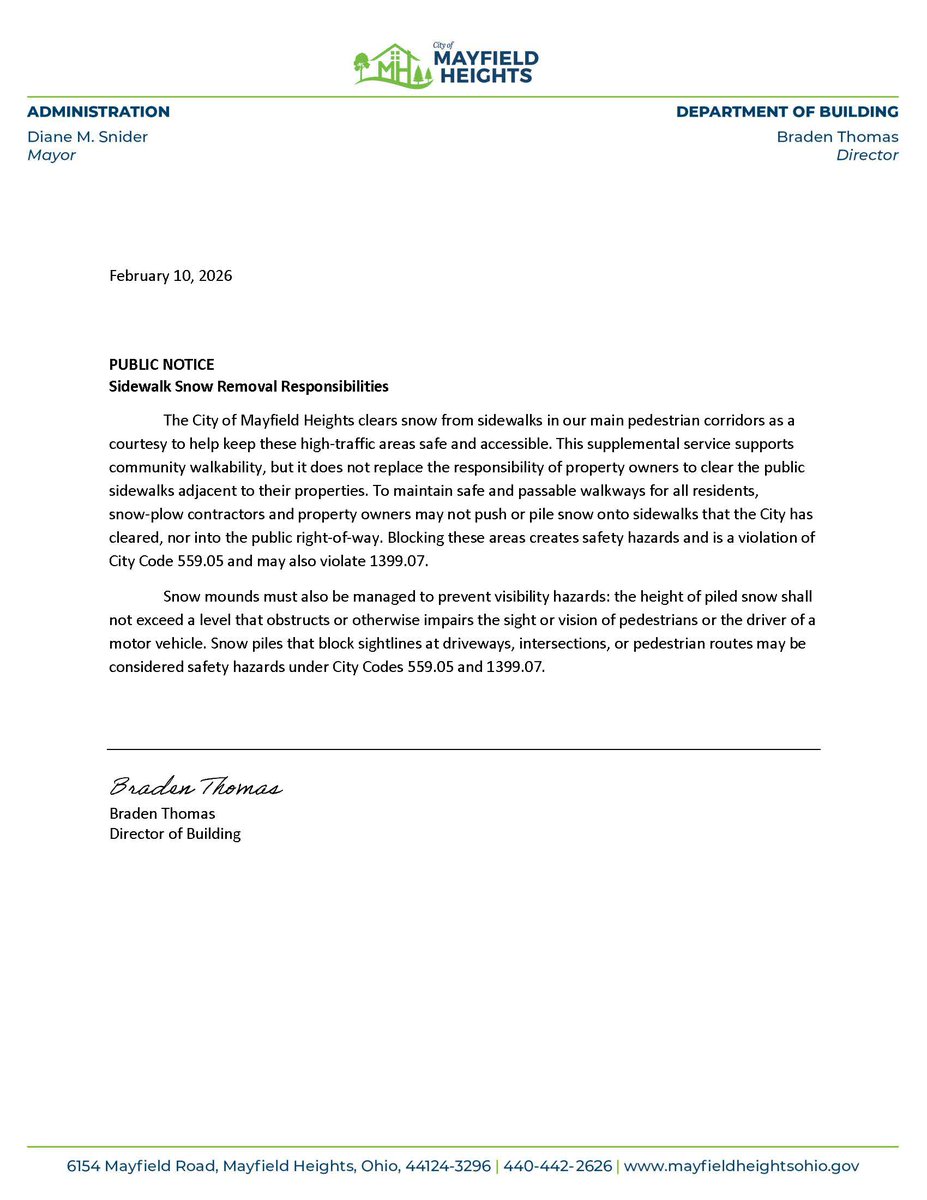 Mayfield Hts. City (@mayfieldhtscity) on Twitter photo 