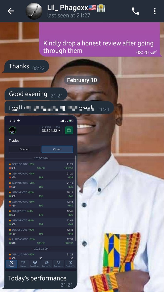 Date don't lie another review from a beginner trader you can make it part of your side hustle. 

My doors are open any who want to learn trading step by step