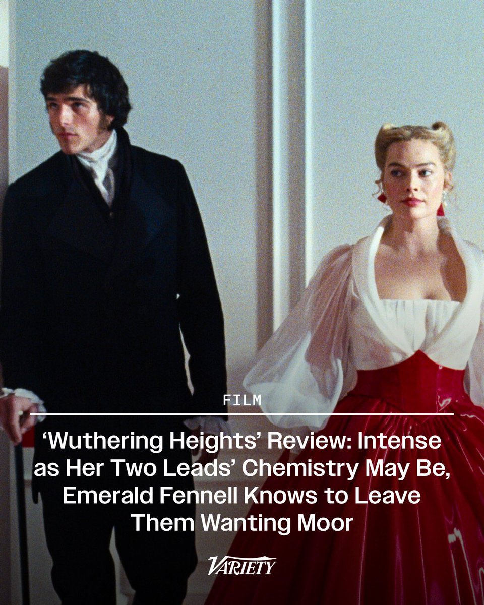 Beautiful 19th century people with perfect teeth 😬
See #WutheringHeightsMovie at YES #thecinemawithasmile