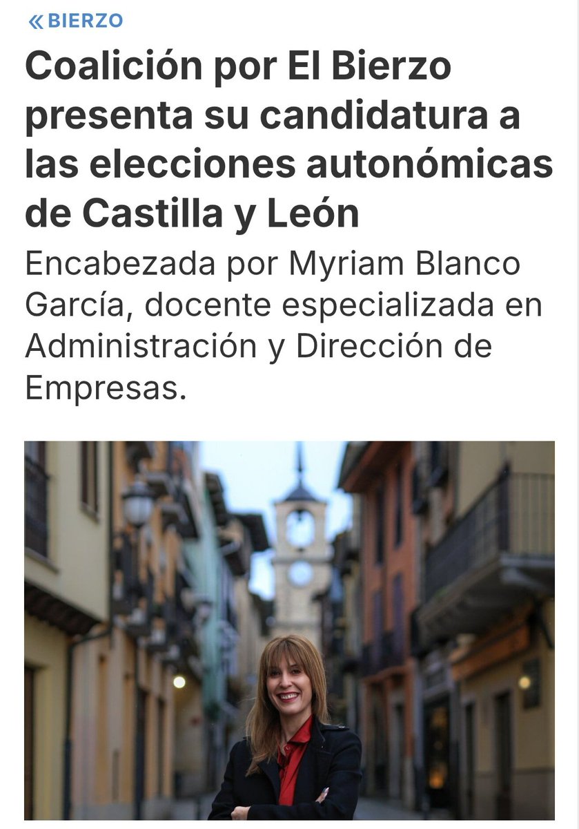 Coalición por Bembibre tweet media