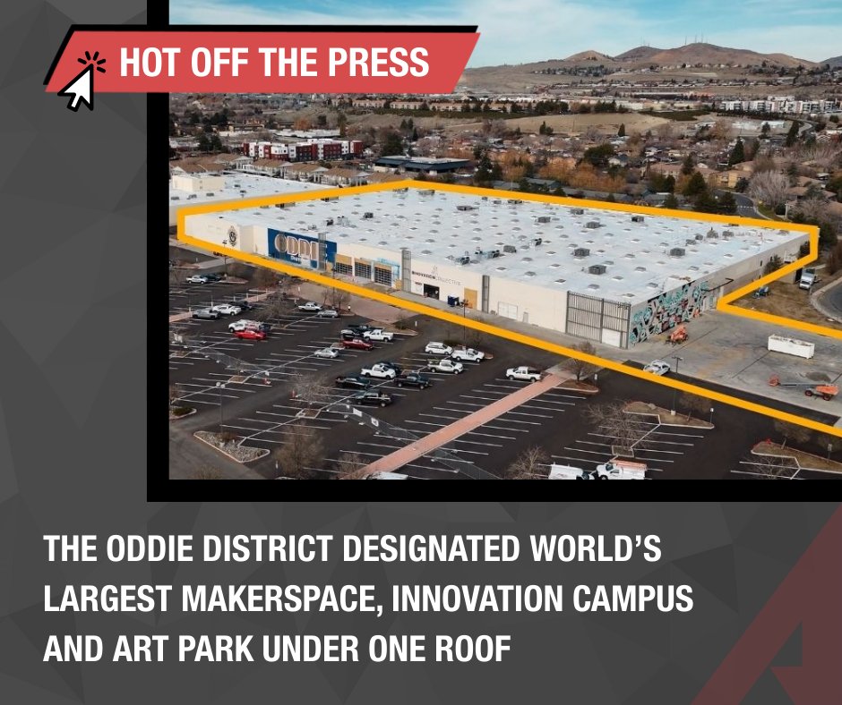 A major milestone for Reno–Sparks economic development. The Oddie District is officially the world’s largest makerspace, innovation campus, and art park under one roof. 🔗 tinyurl.com/2x2jr643

#OddieDistrict #RenoSparks #EconomicDevelopment #Makerspace #CommercialRealEstate