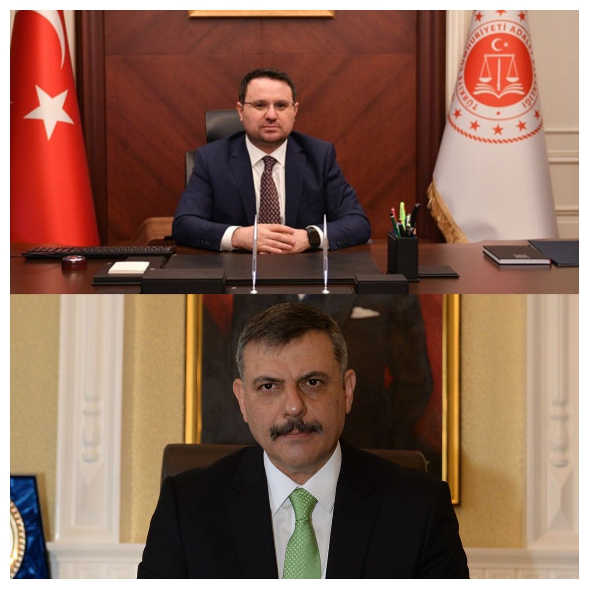 Yeni Adalet bakanı;
İmamoğlu hakkında tutuklama talebinde bulunan Akın Gürlek.

Yeni İçişleri bakanı ise;
vatan haini İskilipli atıf'ı ölüm yıldönümünde mezarı başında anan Mustafa Çiftçi. 

Mesaj alındı mı?