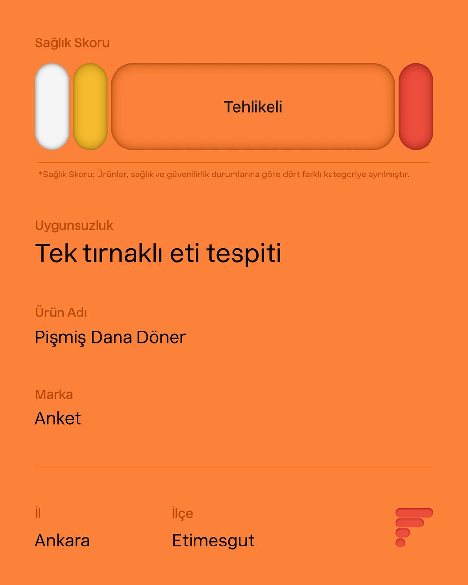 foyabio's tweet photo. 📢 Bakanlık 29.01.2026 tarihinde toplam 4 üründe uygunsuzluk tespit etti ve bildirimde bulundu. Detaylara ulaşmak için https://t.co/SpnyV0ZUCv'yu ziyaret edin.

#foya #HalkSağlığı #GıdaDenetimi  #güvenilirgıda #alo174gidahatti #5996SayılıKanun 
@faynstudio @GazeteOksijen https://t.co/WrQ2nDBAiy