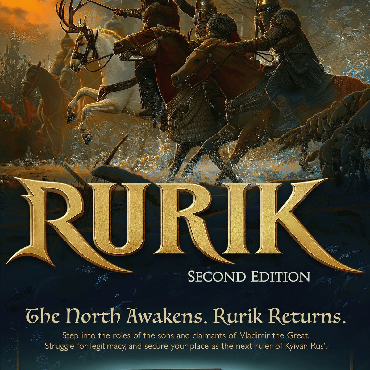 Rurik Second Edition by  Fantasia Games
Claim your father's throne! Build, tax, &amp; fight through unique “auction programming.”
 buff.ly/hFmtJSF