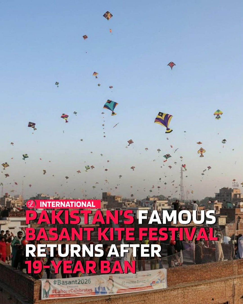 The event Basant is also reported in a European country Malta.
facebook.com/share/p/14ZtbN…
<a href="/GovtofPunjabPK/">Government of Punjab</a> 
<a href="/cmopunjabpk/">Chief Minister Office Punjab</a> 
<a href="/MaryamNSharif/">Maryam Nawaz Sharif</a>