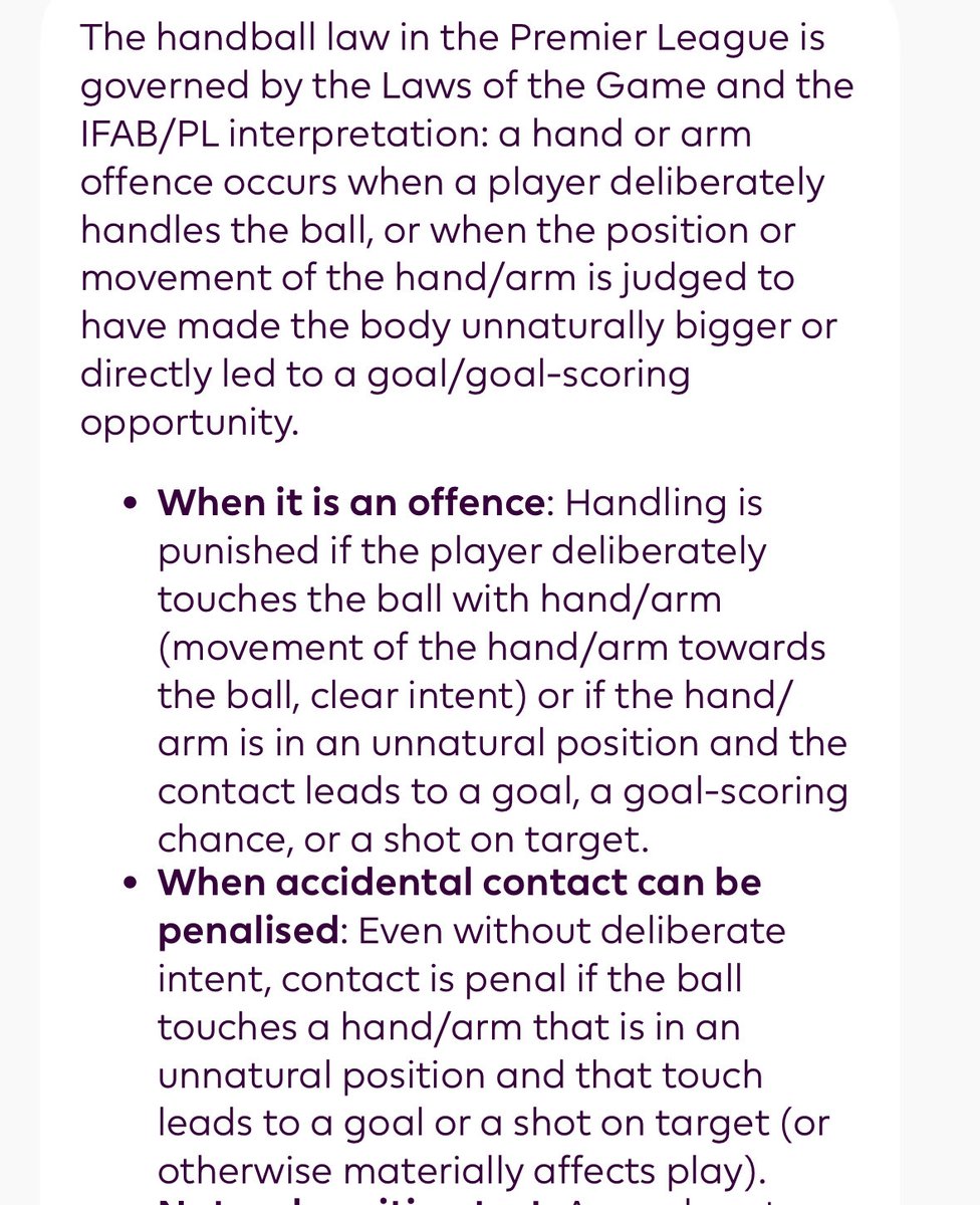 PL handball rule btw