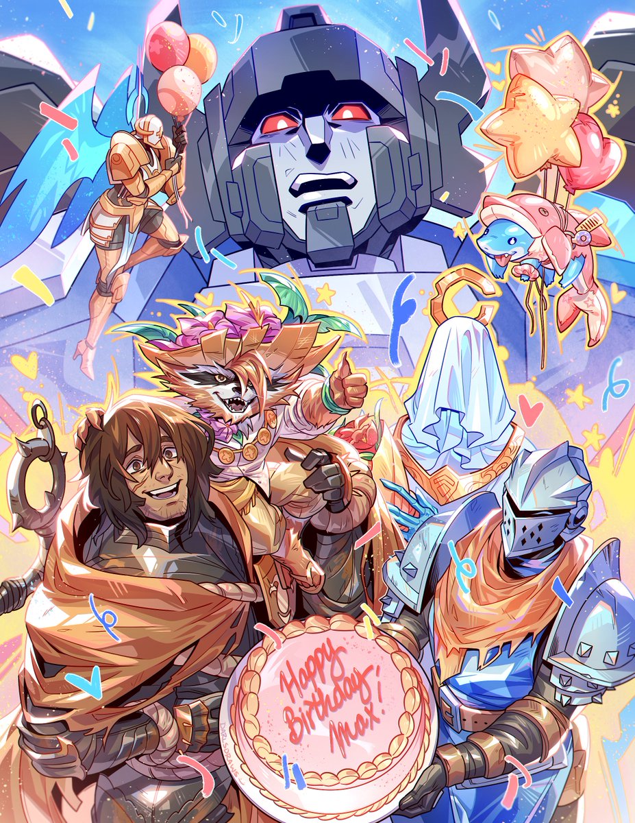 DarlsDraws's tweet photo. YEEEE ALL MY FAVORITE GREMLINS AND BLORBOS!!!🥰🫶🫶 
didn't get to finish this for my bday last week, but I'm posting it anyways!😤

my OG babyboy Max being the center ofc 🥺
#transformers https://t.co/lIphmZbr86