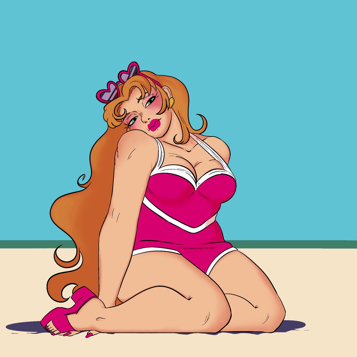 Boreal_draw_'s tweet photo. Missing summer with my new oc: Cora! https://t.co/u5enwId9G4