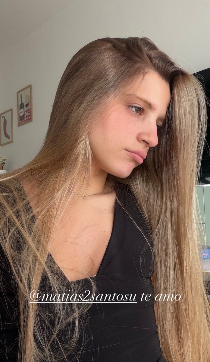 amo como le queda asi el pelo a bri