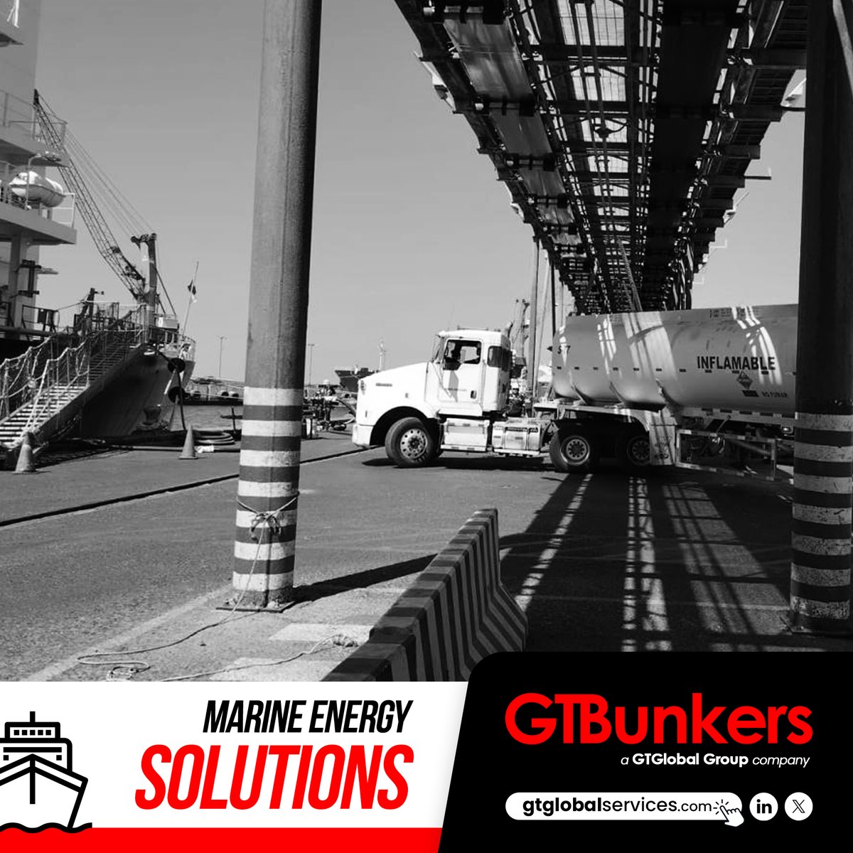 GTBunkers's tweet photo. #Fueling your #Operations! Delivering #Marine #EnergySolutions for MV NORSE FUNEN vessel at Acajutla, El Salvador.
-
bunkers@gtglobalservices.com
US Phone: +1 (917) 829-7745
#GTBunkers #MGO #ULSD #Bunkering #Fuels #Lubes #MarineEnergy #FuelDelivery #Guatemala #ElSalvador https://t.co/y0KD4eDyEi