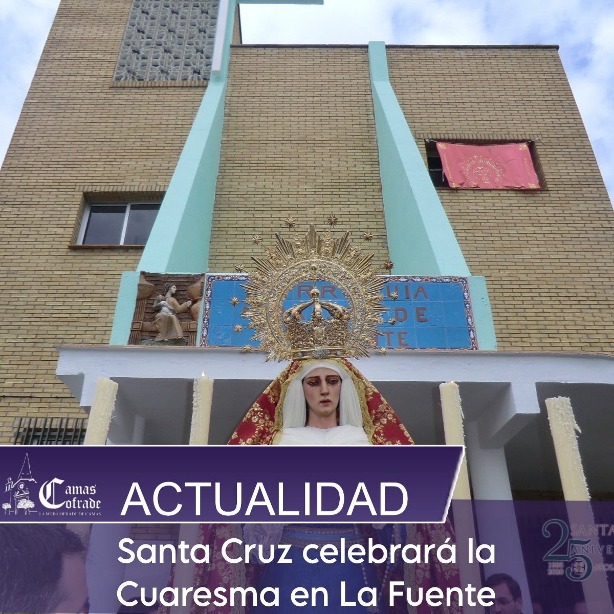 ℹ️ Santa Cruz celebrará la Cuaresma en La Fuente

✍🏻 Redacción
📷 Hdad
 
🕯️ #TDSCofrade #Camas #SSantaCamas26 #SemanaSantadeCamas #PasionXCamas #SSanta2026 #CuaresmaenCamas #Cuaresma #Cuaresma2026

✝️ <a href="/santacruzcamas/">HERMANDAD DE SANTA CRUZ</a> <a href="/GJStaCruzCamas/">Juventud Santa Cruz</a>

🔗 camascofrade.com/2026/02/blog-p…
