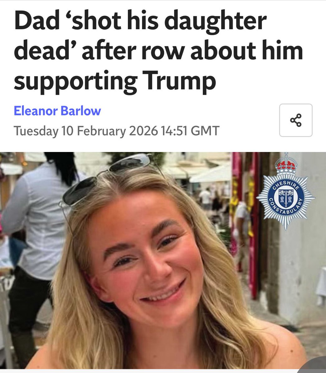 Kris Harrison, un seguidor de Donald Trump, mató a su hija de un disparo en en Texas. Lucy habría reprochado a su padre su admiración por un tipo condenado por abusos sexuales y su respuesta fue esa, pegarle un tiro en la cabeza.
El movimiento MAGA es una secta de fanáticos