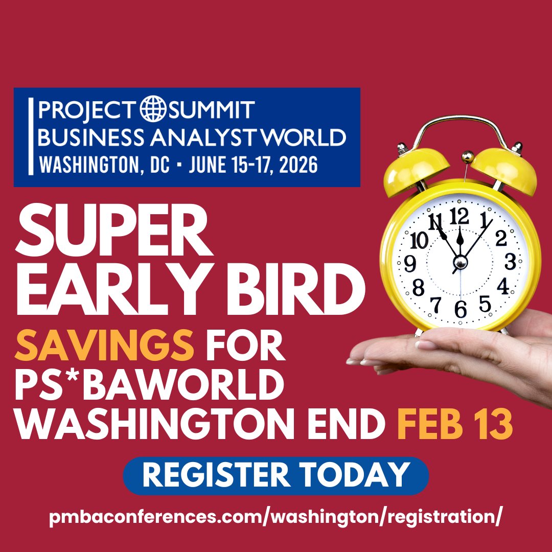 ProjectSummit*ProjectWorld*BAWorld tweet media