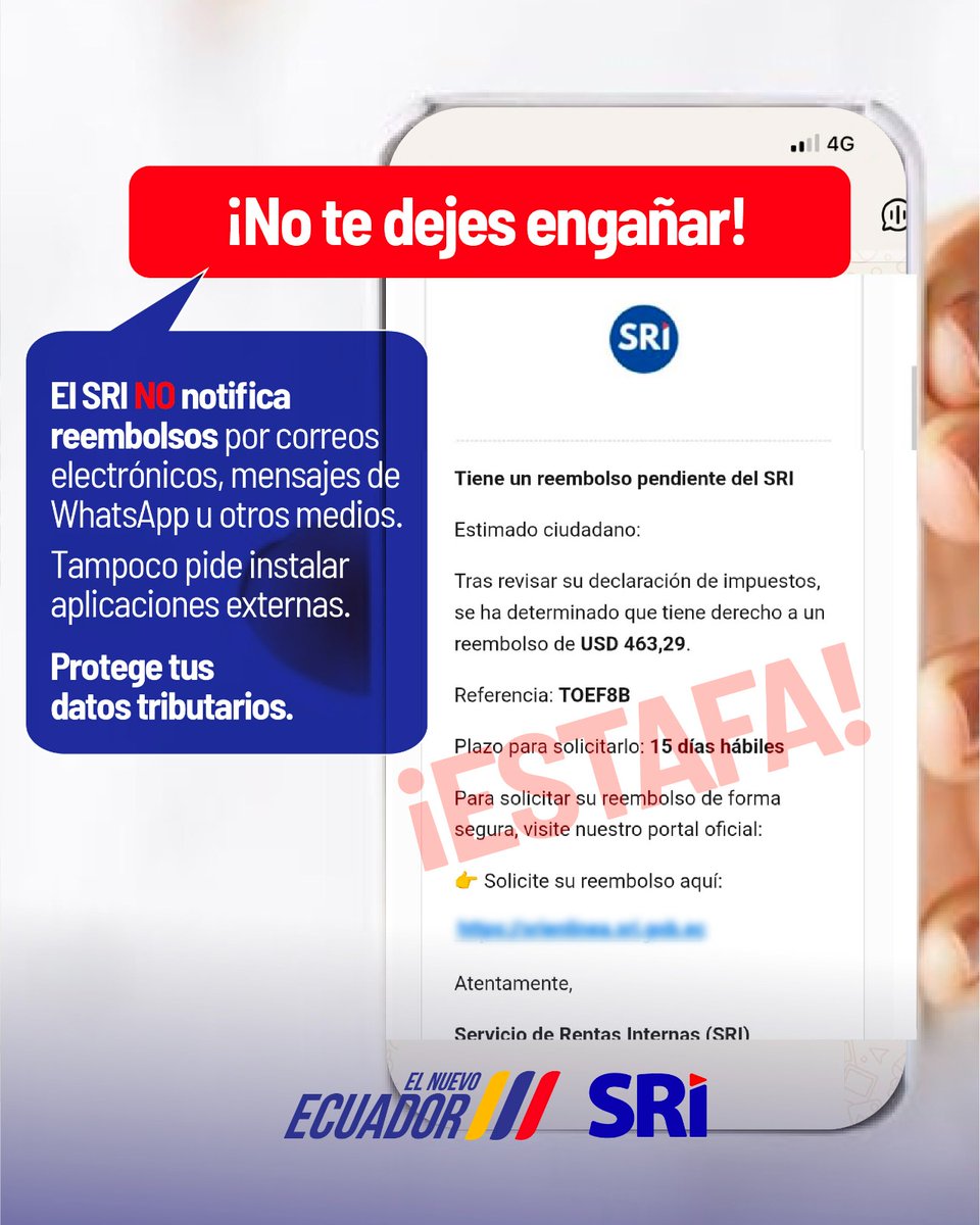 SRI Ecuador tweet media