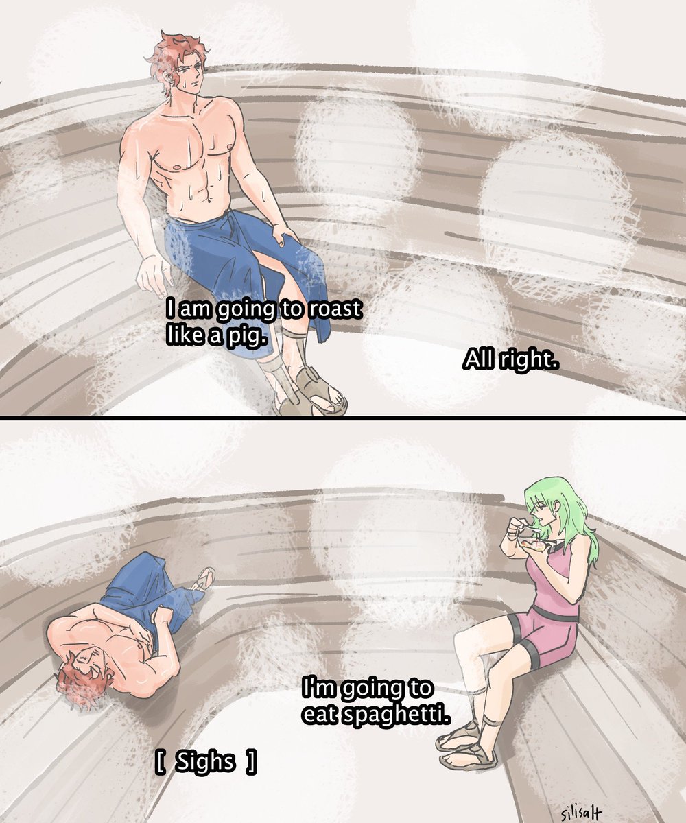 I've been making Byleth and Sylvain go to the Sauna together