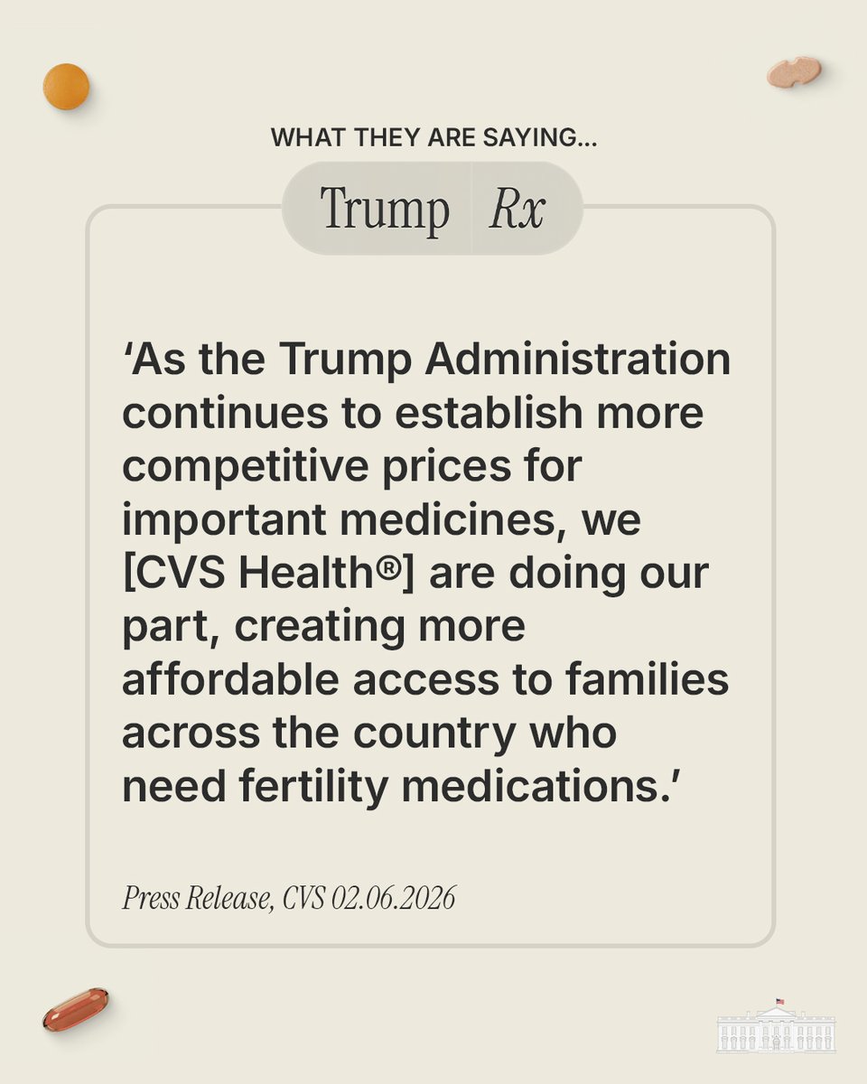 The White House tweet media