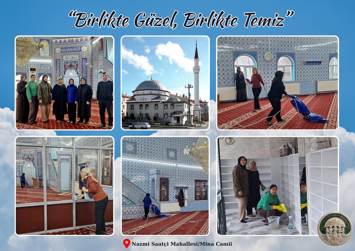 Nazmi Saatçi Mah. Mina Camii’nde gönüller bir oldu! 💙
Afyon Kadın Kültür ve Dayanışma Derneği olarak Ramazan öncesi kollarımızı sıvadık. Bu anlamlı farkındalık hareketine öncülük eden Sn. Valimiz <a href="/kubrayigitbasi/">Doç. Dr. Kübra Güran Yiğitbaşı</a> ve İl Sivil Toplumla ilişkiler Md. <a href="/Aozdilekler/">Av. Abdurrahman Özdilekler</a> 'e teşekkür ederiz.