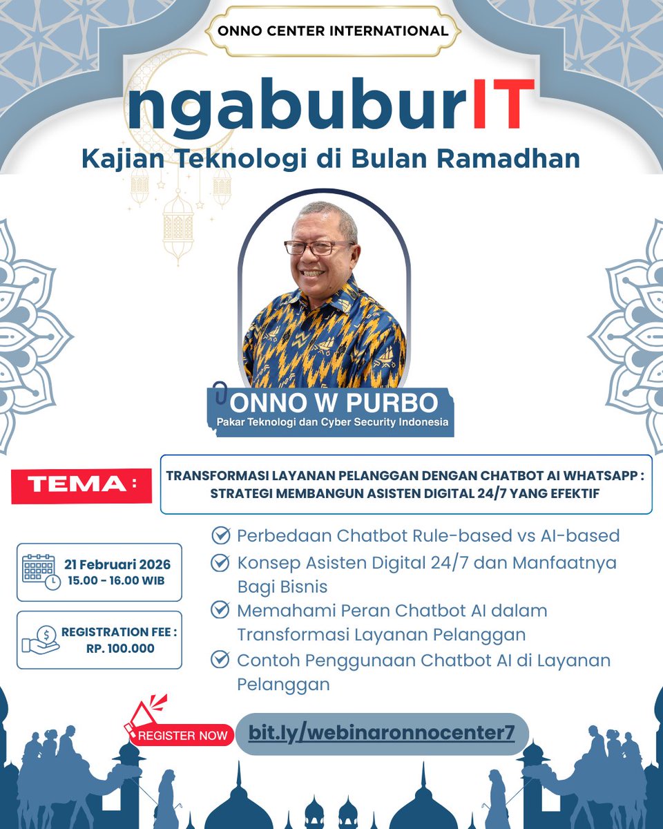 Onno W. Purbo (@onnowpurbo) on Twitter photo 