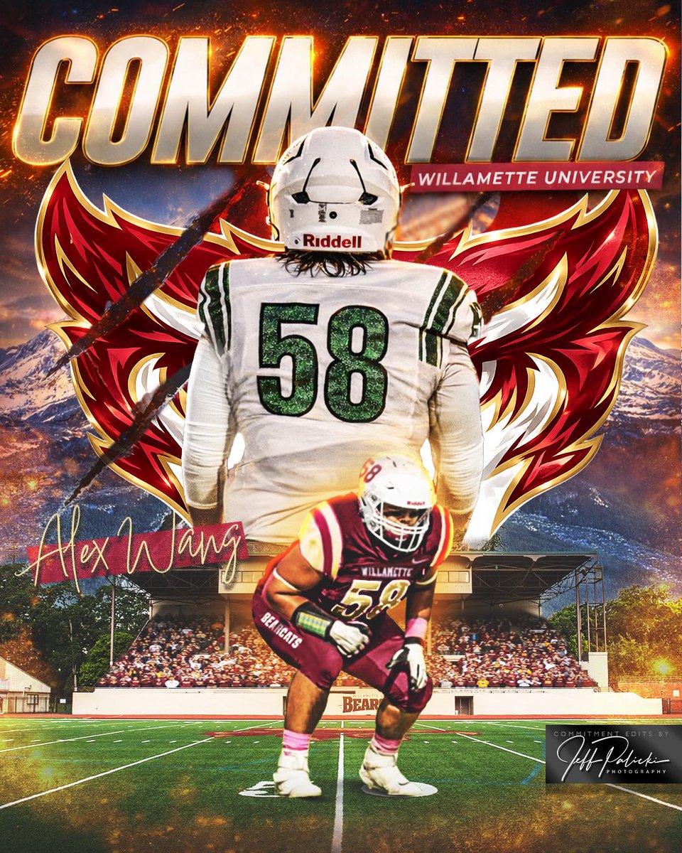 alexwang58's tweet photo. I am extremely excited and honored to announce my commitment to further my athletic and academic career at Willamette University!
First and foremost, I am incredibly grateful to my parents and sisters for all the sacrifices they’ve made and the support they’ve always given me. They have been by my side every step of the way, both on and off the field. I never would have made it this far without their love and support.
I’d also like to give a huge thank you to Coach Cass, Coach Banks, Coach Buckles, Coach Mo, Coach Wilcox, Coach JB, Coach Ed, my football and baseball teammates, and my friends for always pushing me to become the best person I can be. You were always there when I needed you, showing unwavering support and constantly challenging me as a teammate, leader, and friend.
Finally, I’d like to thank the Willamette Football staff — Coach J. Magaña, Coach G. Magaña, Coach Rude, and Coach Williams — for giving me the opportunity to live out my dream and for making me feel a part of the family since Day 1.
Go Bearcats!