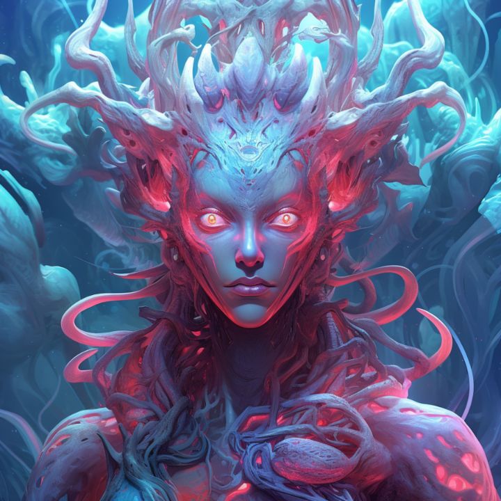 touch_sophany's tweet photo. Art of the Day! "Digital painting of an alien". Buy at: https://t.co/eUehnSj4mI https://t.co/dZLyHgs6fN