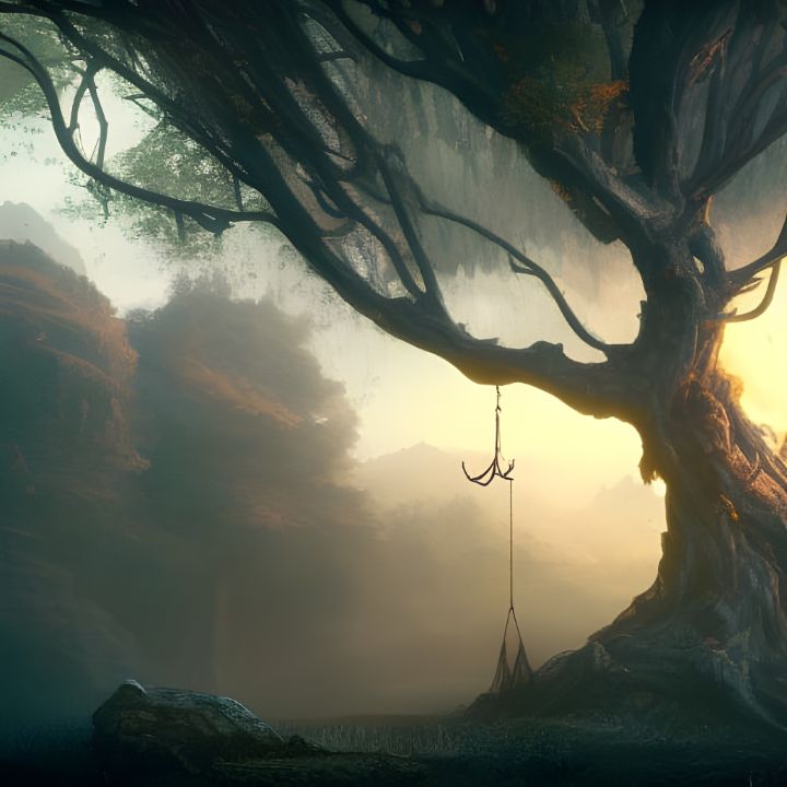 Chudyxx's tweet photo. Art of the Day! "Alone Tree". Buy at: https://t.co/KjregUQJIo https://t.co/E7157uEJlF