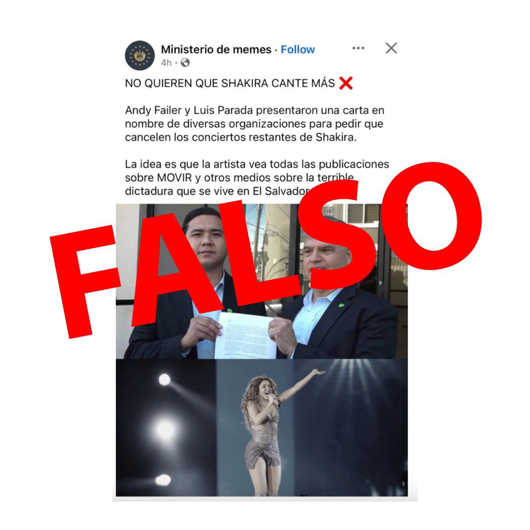 Hola. Tenía tiempo sin escribir por acá.
La noticia es obviamente falsa, pero sorprende que haya quienes la crean. Yo, por mi parte, sí iré al concierto.

Hace más de dos años me desligué por completo de la política. Me mantengo al margen.

Saludos. 👋🏼