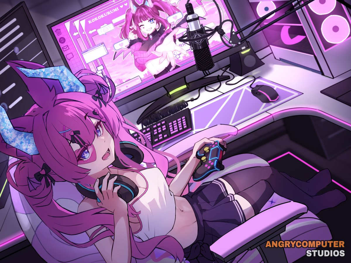 angrycomputer43's tweet photo. Open slots for this YCH 1/7 with 5% off
Style by Chonko

Character : @LynnMiri @kokorumiVT @Foetiic 

Order 👉 https://t.co/cGNcxVNhc3 https://t.co/y6fPMrypis