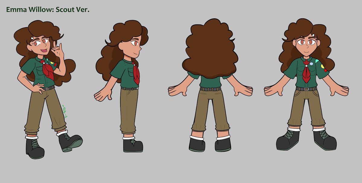 Emma is a scout in Crystal City’s local Hummingbird troop

This is her uniform