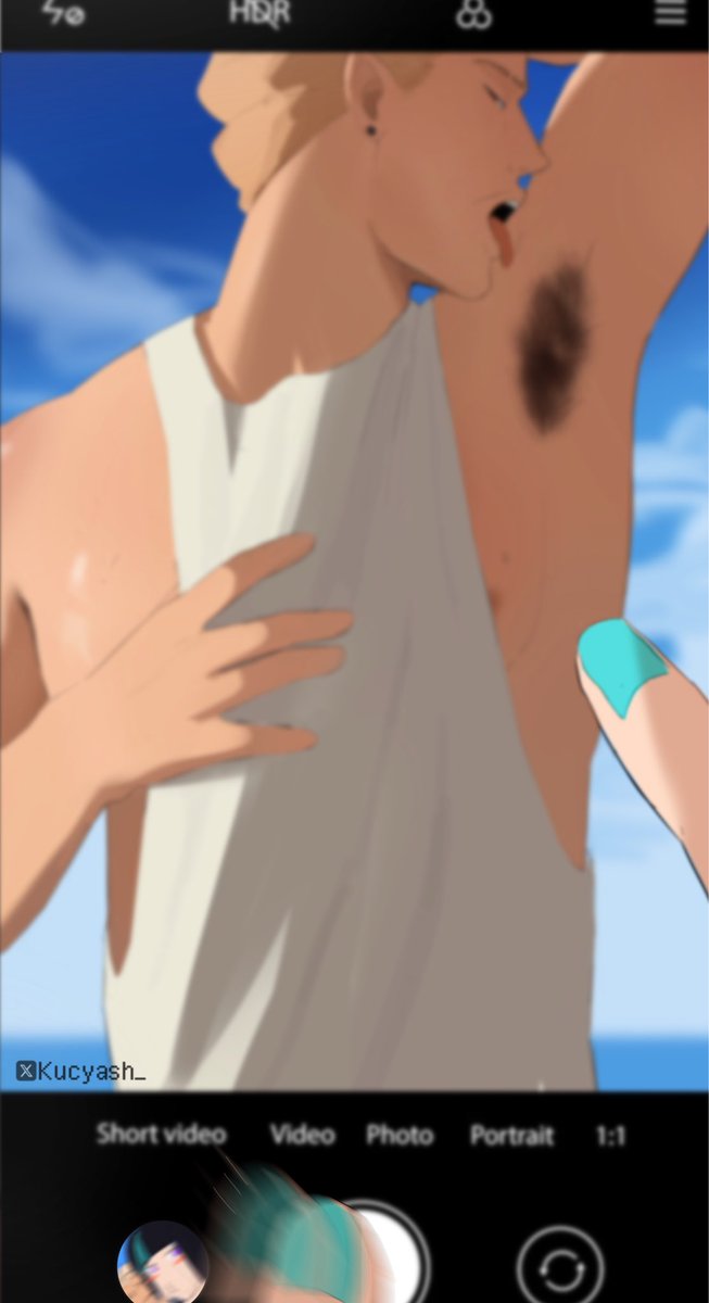 Kirara is definitely into Hakari’s sweaty armpits (press for full)