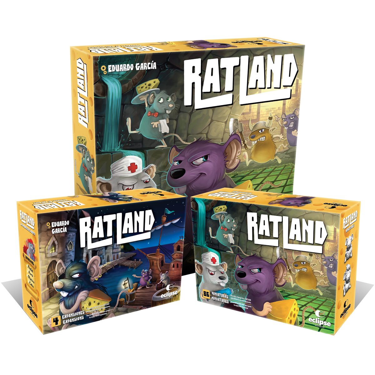 🐀RatLand vuelve… ¡con expansiones!
kickstarter.com/projects/eclip…
Apúntate a la campaña en Kickstarter 🎁