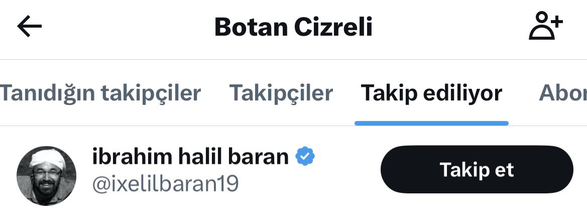 dailyJitem's tweet photo. Kendisini eleştirenleri Irkçılılıkla itham eden kişini takip ettiği Türkiye cumhuriyeti devleti düşmanı Halil İbrahim Baran, başka bir söze gerek yok. https://t.co/C3QLvRnDFw