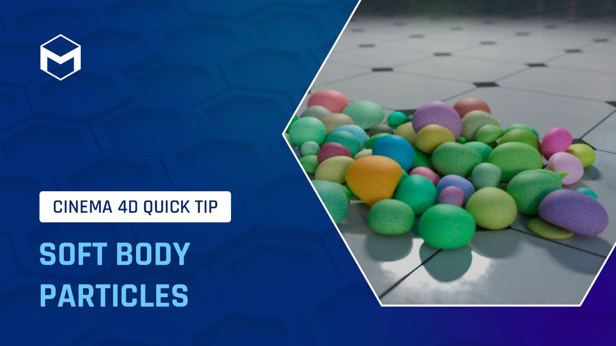 💡 #C4DQuickTip: Give your particles squishy, bouncy life in #Cinema4D! 🫧

Learn how to clone soft bodies, pin their motion, then set them free with #C4D’s physics engine for the fun part. 

👀➡️ maxonvfx.com/4rEHiyh