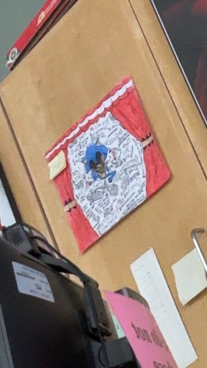 dude my english teacher has a drawing of 2011X on her wall 😭😭

this is #awesome