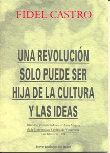 📚Una Revolución solo puede ser hija de la cultura y de las ideas

El libro contiene el discurso pronunciado por #FidelCastro, el 3 de febrero de 1999 cuando la toma de poder del Presidente Hugo Chávez Frías.

fidelcastro.cu
#100AñosConFidel #Cuba #Revolución