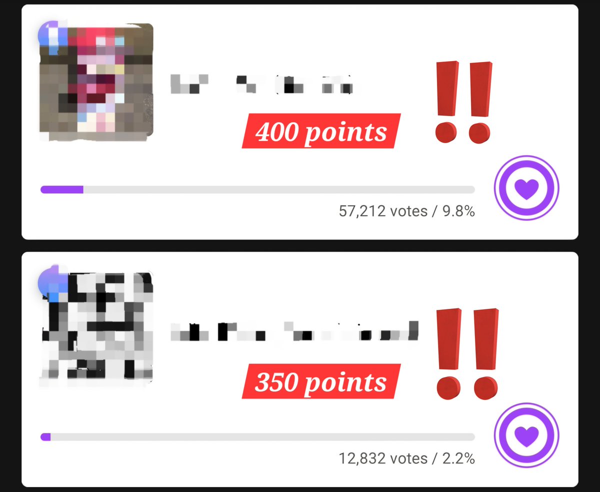 waffleteez's tweet photo. Breaking my hiatus just to say that it's highly annoying to know that we could use our beats to lower the score of our direct opponents (k and i) instead of this pointless battle against #2 since their chances of winning are literally zero even with 500/450 prevoting points🤦‍♀️ https://t.co/VwEXN069Qs