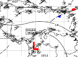 NHC_TAFB's tweet photo. [12:20pm EST Feb. 10]  A  #GaleWarning is in effect for the offshore waters of #Colombia for tonight and Wed. night. Seas with these winds are forecast to reach 12ft (4 M). For marine info., please  see   https://t.co/26J6Uogt6o https://t.co/FfMdpyXf8b